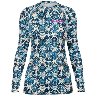 Chokefish™ Long Sleeve Rashguard Sun&Saltwater Woman's Shirt-004